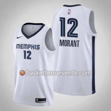 Maillot Basket Memphis Grizzlies Ja Morant 12 2019-20 Nike Association Edition Swingman - Homme